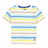 Timberland T-Shirt Tinta Unita con Fantasia A Righe per Neonato T60513N BIANCO TIMBERLAND 