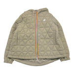 K-WAY giubbino tinta unita con zip e cappuccio Verde per Bambina K6132LW VERDE K-WAY 