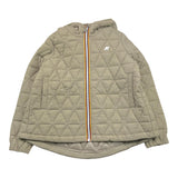 K-WAY giubbino tinta unita con zip e cappuccio Verde per Bambina K6132LW VERDE K-WAY 
