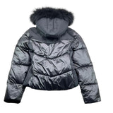 YES ZEE giubbino tinta unita con zip e cappuccio Nero per Bambina J0166 NERO YES ZEE 