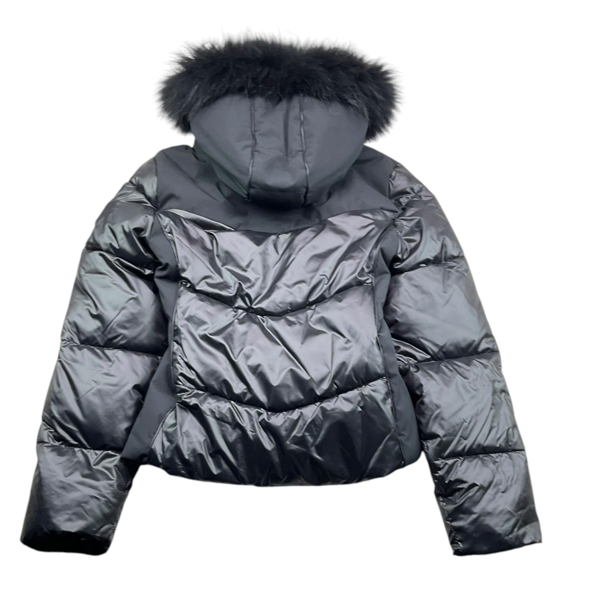 YES ZEE giubbino tinta unita con zip e cappuccio Nero per Bambina J0166 NERO YES ZEE 