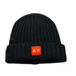 SUNS68 cappello tinta unita con stampa logo Nero per Neonato C44305 NERO SUNS68 