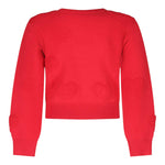 FUN & FUN maglia gircollo tinta unita con cuori Rosso per Neonata FBSW00067NX ROSSO FUN & FUN 