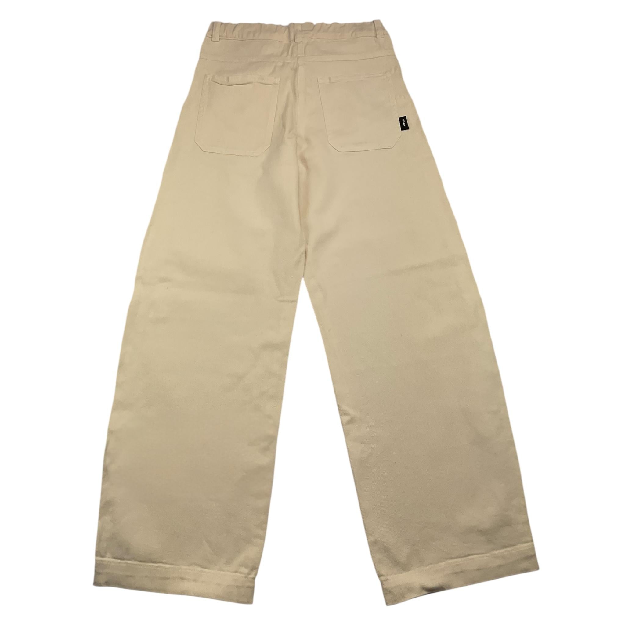 ASPESI jeans tinta unita modello a palazzo Panna per Bambina F24059PLC6051X PANNA ASPESI 