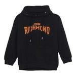 JOHN RICHMOND felpa con cappuccio tinta unita con stampa in contrasto Nero per Bambino RBA24057FEX NERO JOHN RICHMOND 