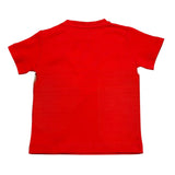 Iceberg T-Shirt Girocollo Tinta Unita Con Logo Rosso Per Neonato