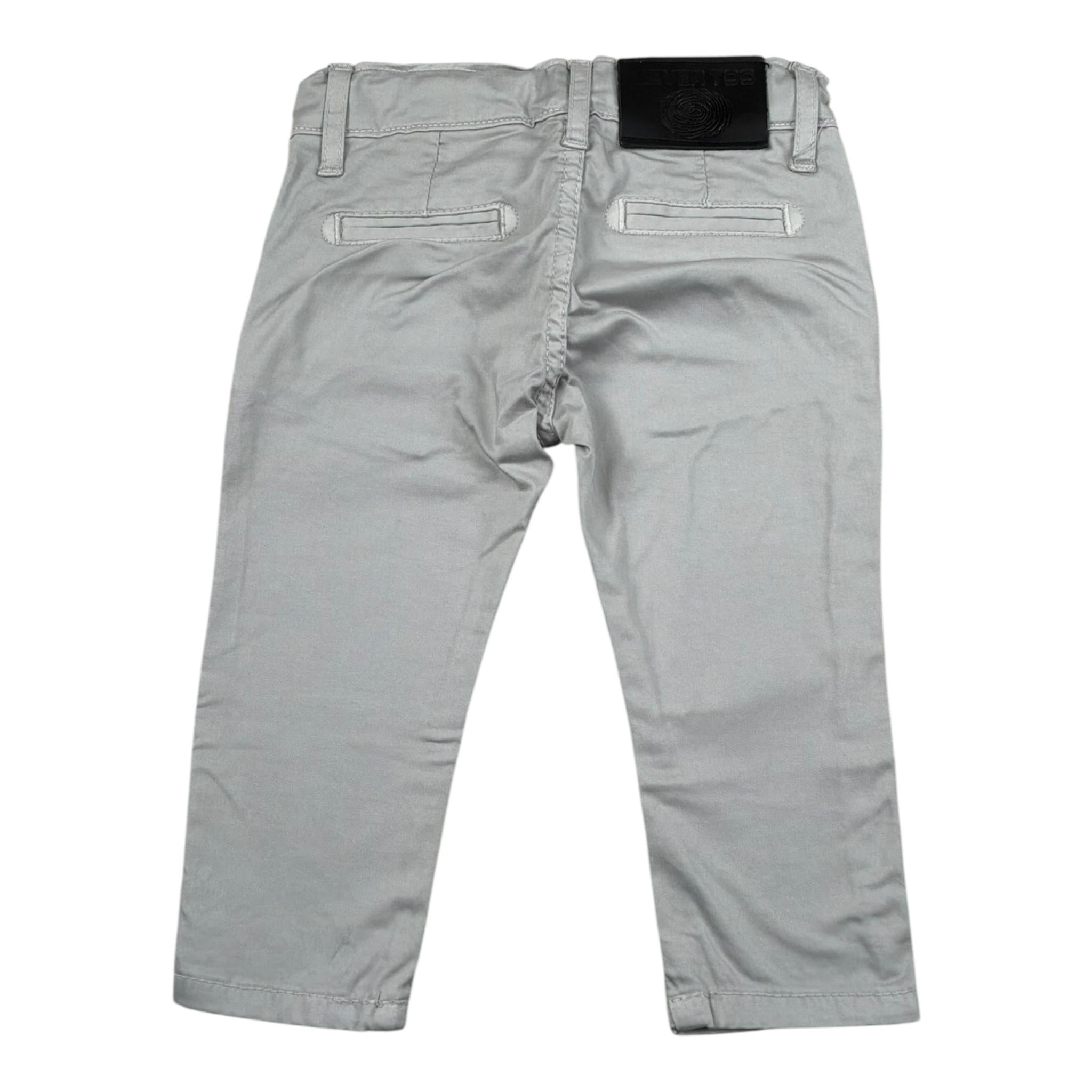 Never Too Pantalone Tinta Unita con Girovita Regolabile per Neonato NT1196N GRIGIO NEVER TOO 