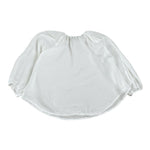 Please Camicia Tinta Unita Manica Lunga per Bambina CC21080G72 BIANCO PLEASE 