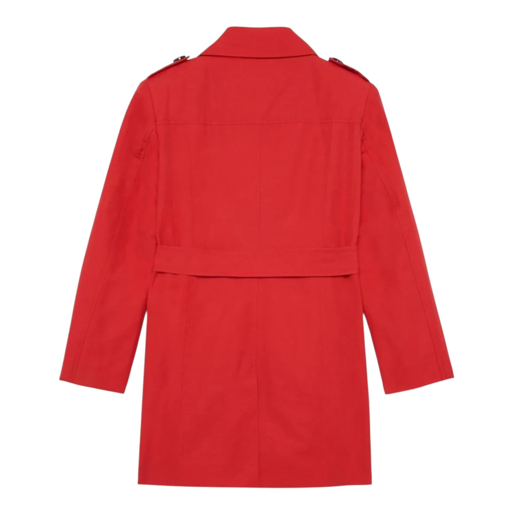 Max&Co. Cappotto Modello Trench Tinta Unita per Bambina MX0011 ROSSO MAX&Co. 