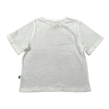 Petit Indi T-Shirt Girocollo Tinta Unita per Neonato SS25BK7617N BIANCO PETIT INDI 
