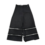 Alice Pi Pantalone Tinta Unita Modello A Palazzo per Bambina 2417 NERO ALICE PI 