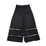 Alice Pi Pantalone Tinta Unita Modello A Palazzo per Bambina 2417 NERO ALICE PI 