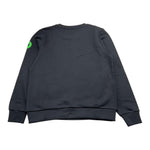 Bikkembergs Felpa Tinta Unita Girocollo con Stampa per Bambino BK3150 NERO BiKKEMBERGS 