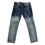 Cianotic Jeans Tinta Unita con Girovita Regolabile per Bambino 201755 BLU CIANOTIC 