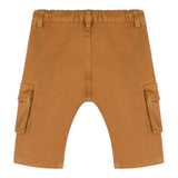 MOSCHINO pantalone tinta unita con elastico in vita Marrone per Bambino MUP055J MARRONE MOSCHINO 