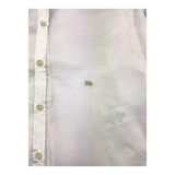 Please Camicia Manica Lunga Tinta Unita Bianco per Bambino