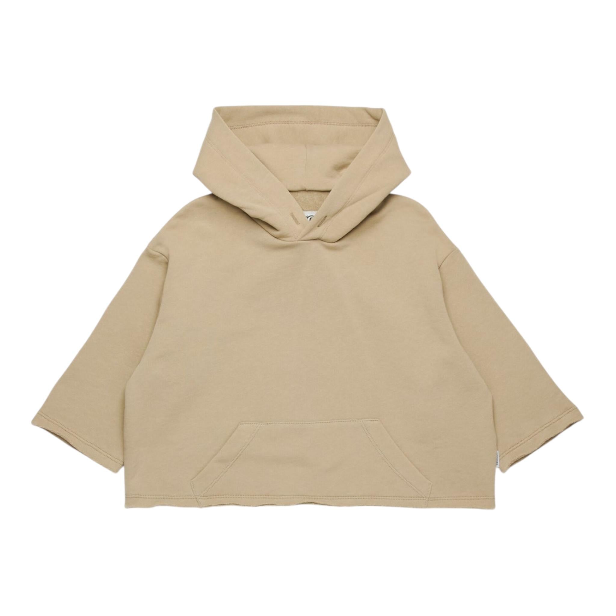 Maison Margiela Felpa Tinta Unita con Cappuccio per Bambina M60802 BEIGE MAISON MARGIELA 