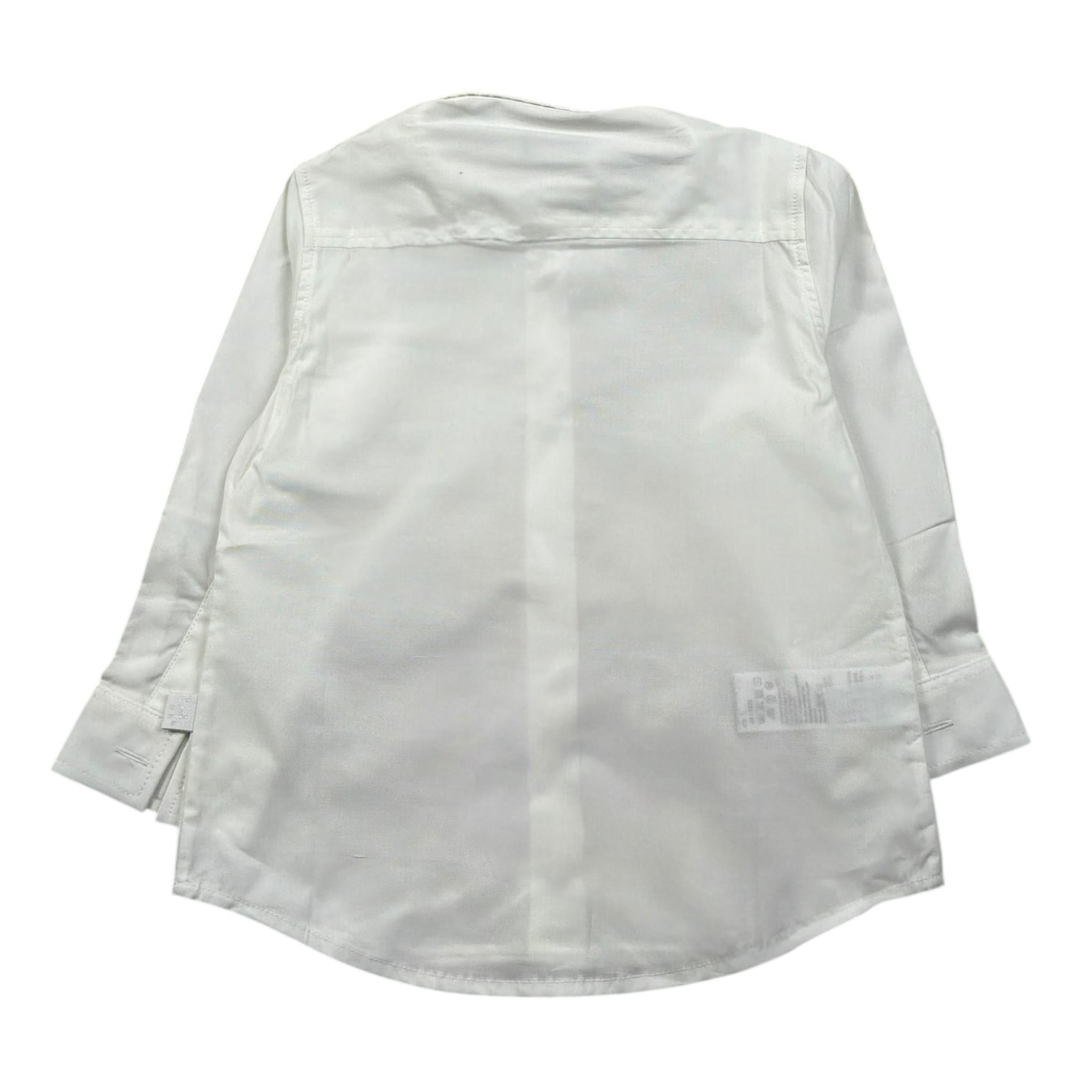 Il Gufo Camicia Manica Lunga Tinta Unita per Neonato COPCL176C0031N BIANCO IL GUFO 