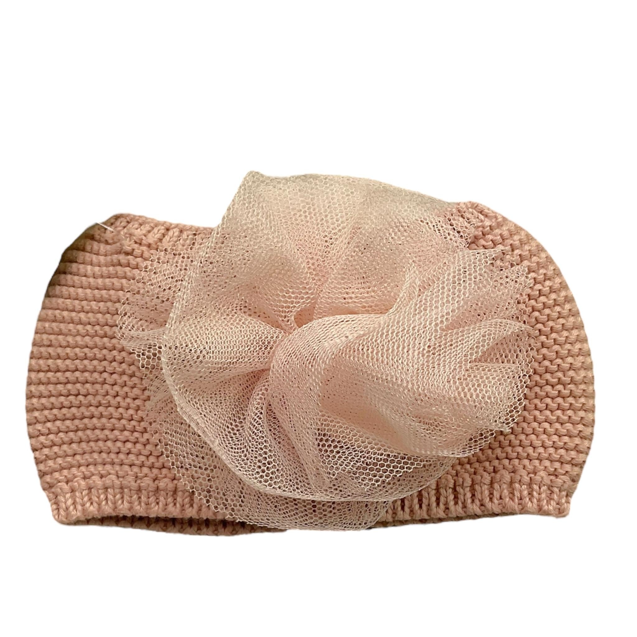 CONDOR fascia tinta unita con applicazione Rosa per Neonata 50058010 ROSA CONDOR 