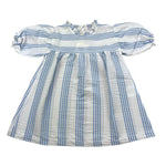Babe & Tess Abito Camicia Bicolore con Fantasia A Righe per Neonata 01518059N BIANCO/AZZURRO BABE & TESS 