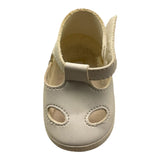 ALETTA sandalo tinta unita con trafori Panna per Neonato ST9606 PANNA ALETTA 
