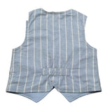 Mini Banda Gilet Tinta Unita per Neonato 38697 AZZURRO MINI BANDA 