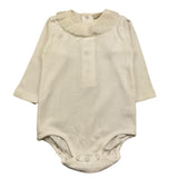 WEDOBLE body manica lunga tinta unita con colletto Panna per Neonata I2411616 PANNA WEDOBLE 