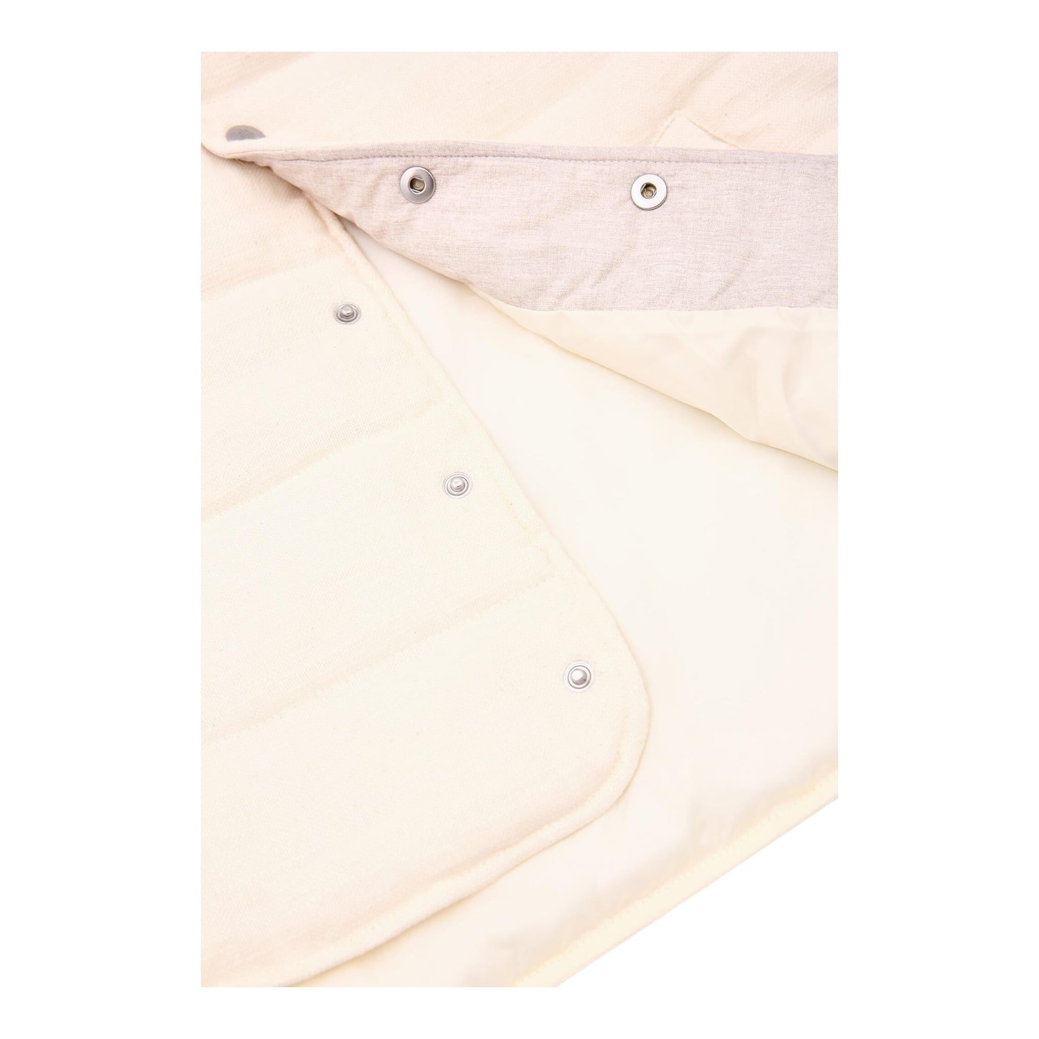 Eleventy Giubbino Tinta Unita Modello Smanicato con Bottoni per Bambino EW2P72 PANNA ELEVENTY 