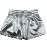 John Richmond Short Tinta Unita con Elastico In Vita per Bambina RGP26044SH ARGENTO JOHN RICHMOND 