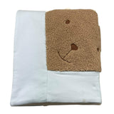 LE BEBE' coperta bicolore con orso Azzurro per Neonato LBB5122 AZZURRO LE BEBE' 