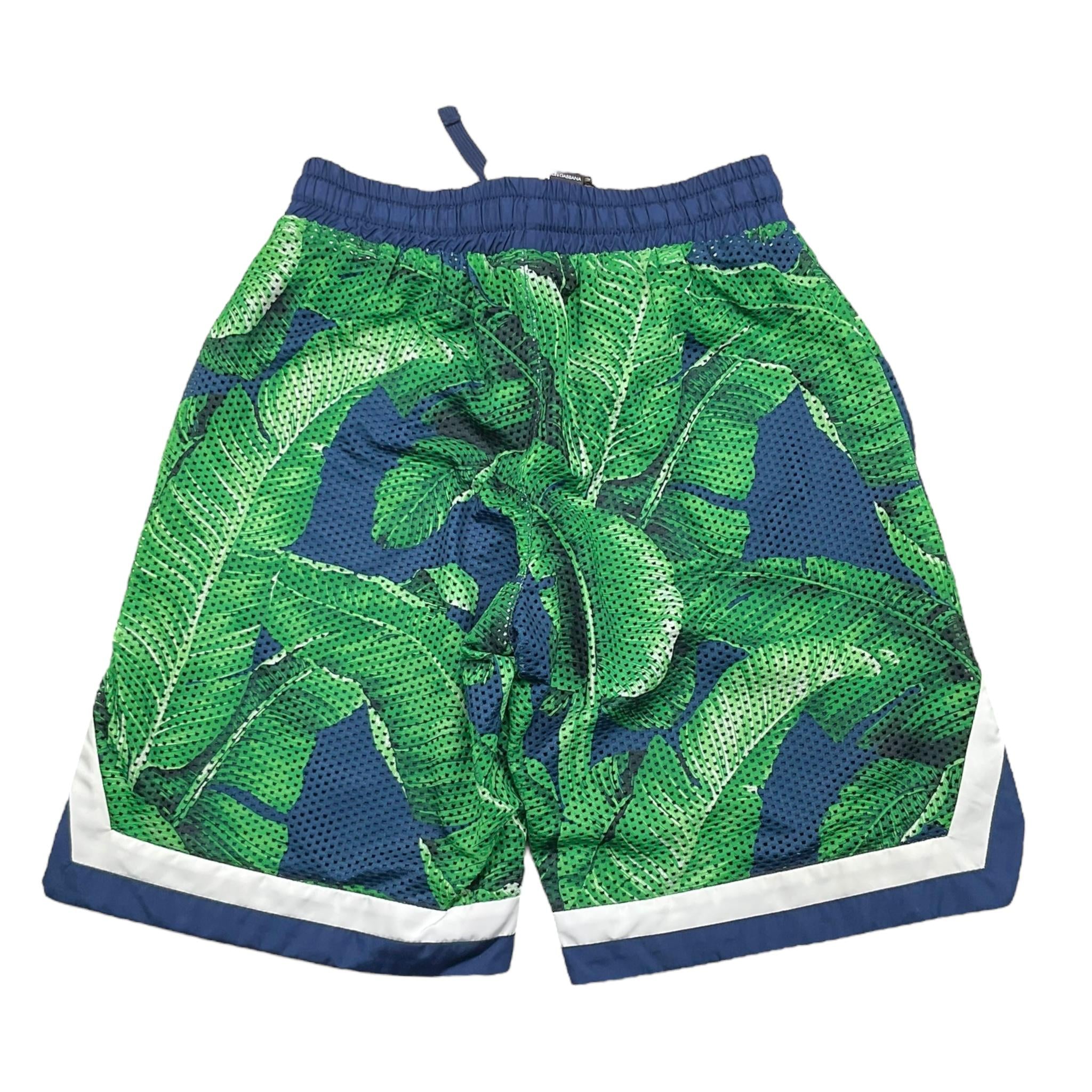 Dolce & Gabbana Bermuda Tinta Unita con Fantasia Traforato per Bambino L4JQS1 BLU DOLCE & GABBANA 