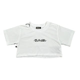 Blauer T-Shirt Girocollo Tinta Unita con Stampa per Bambina 25SBLGH02550X BIANCO BLAUER 