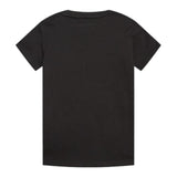 Calvin Klein T-Shirt Girocollo Tinta Unita con Stampa Nero per Bambino