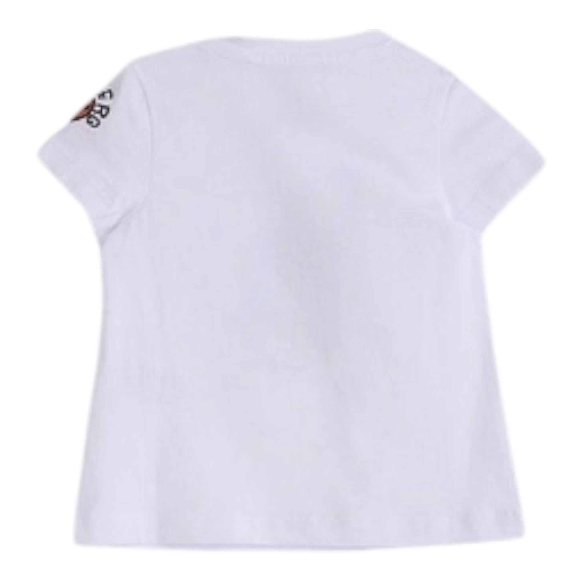 Iceberg T-Shirt Girocollo Tinta Unita con Stampa per Bambino TSICE5168BJ BIANCO ICEBERG 