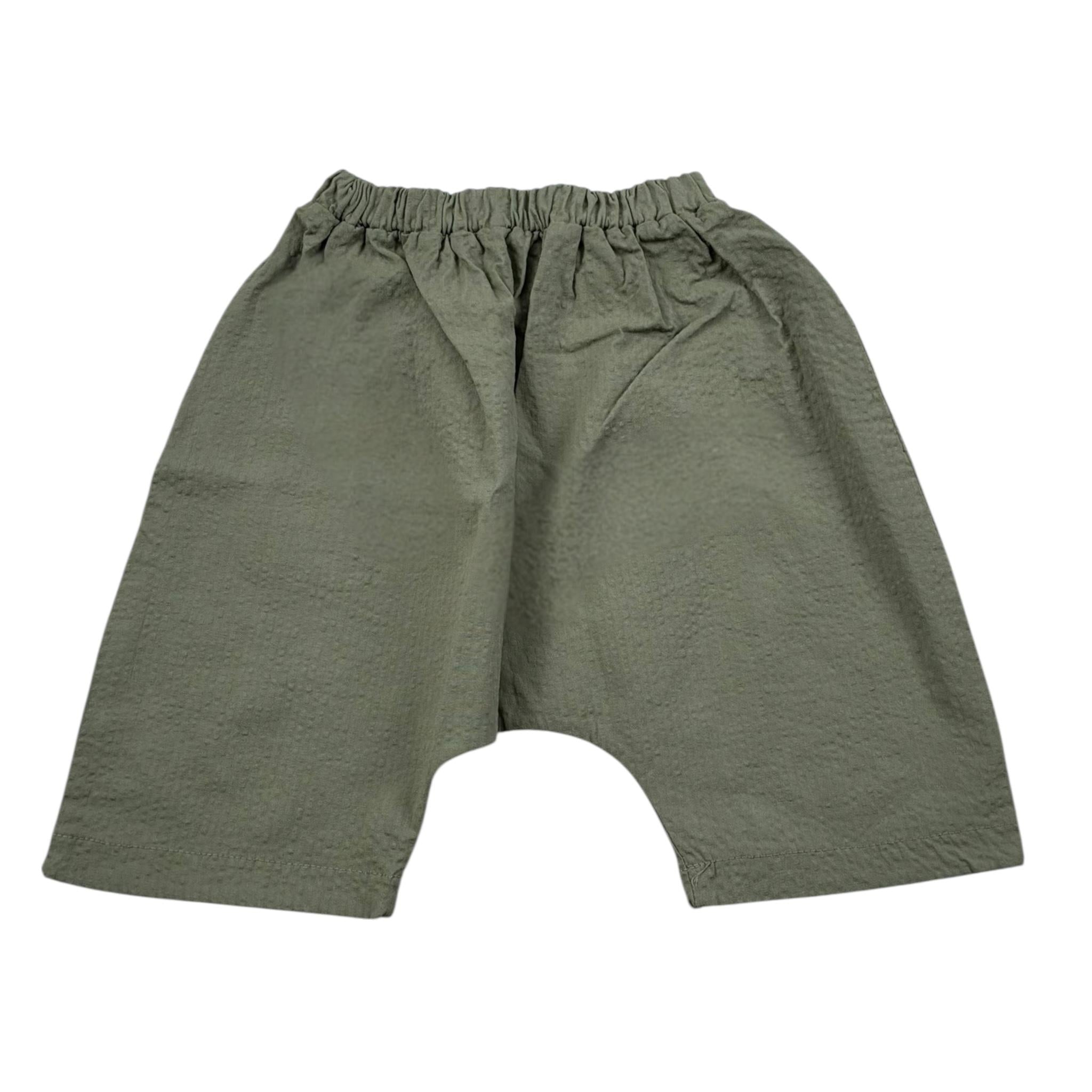 Zero Ampere Pantalone Tinta Unita con Elastico In Vita per Neonato DAVID VERDE ZERO AMPERE 