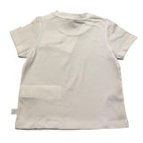 K-Way T-Shirt Girocollo Tinta Unita con Logo per Neonata K4125NW BIANCO K-WAY 