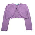 Abel & Lula Coprispalle tinta unita con Ricami Glicine per Bambina 5366 GLICINE ABEL & LULA 