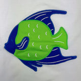 Sardon Completo T-Shirt-Costume Pesciolini Bianco per Neonato