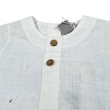 Marlu' Completo 2 Pezzi Camicia-Bermuda Bianco per Neonato EL5753 BIANCO MARLU' 