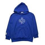 Yours Felpa Chiusa Con Cappuccio Tinta Unita Blu Per Bambino