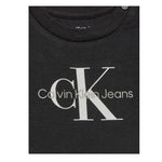 Calvin Klein T-Shirt tinta unita con Logo Nero per Neonato IN0IN00001XX NERO CALVIN KLEIN 