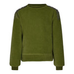 FUN & FUN maglia girocollo tinta unita cn applicazioni Verde per Bambina FCJSW00039 VERDE FUN & FUN 