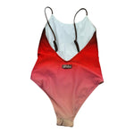 Saint Barth Costume Intero Bicolore per Bambina 00065L ROSSO SAINT BARTH 