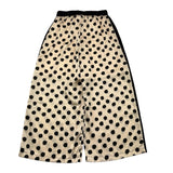 Alice Pi Schlichte Palazzo-Hose mit kontrastierendem Elfenbeinmuster für Mädchen