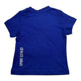 Dsquared2 T-Shirt Girocollo tinta unita con Stampa Blu per Neonato DQ1540 BLU DSQUARED2 