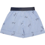 Liu Jo Short Tinta Unita con Fantasia A Righe per Bambina KA5143XX AZZURRO LIU JO 