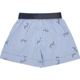 Liu Jo Short Tinta Unita con Fantasia A Righe per Bambina KA5143XX AZZURRO LIU JO 