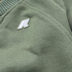 K-Way Maglia Tinta Unita Girocollo con Logo per Bambino K2148LW VERDE K-WAY 