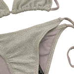Plume Éthérée Costume 2 Pezzi Triangolo-Slip per Bambina P21ARG GRIGIO PLUME ÉTHÉRÉE 