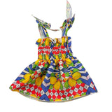 Mijolica Top Tinta Unita Con Fantasia Multicolor Multicolor Per Neonata